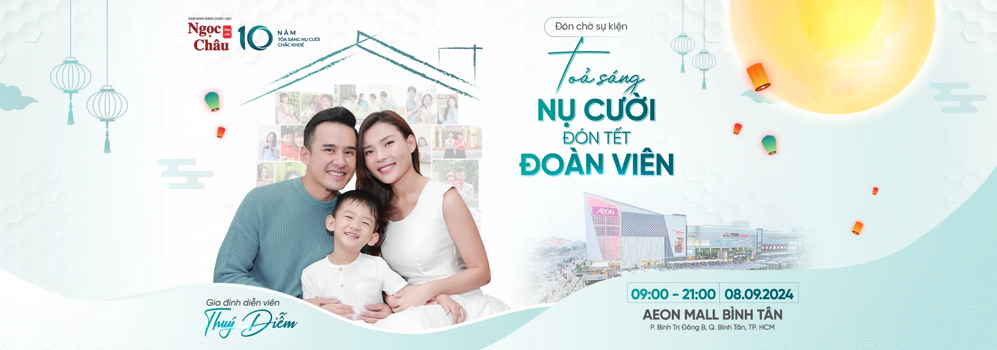 “Tỏa sáng nụ cười – Đón tết đoàn viên” – Lời tri ân 10 năm đồng hành từ thương hiệu Ngọc Châu