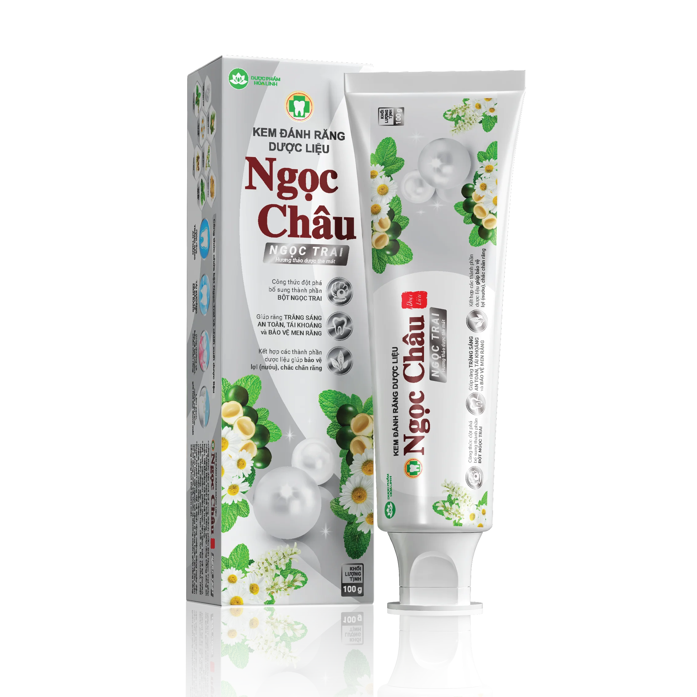 Kem đánh răng Dược liệu Ngọc Châu Ngọc Trai